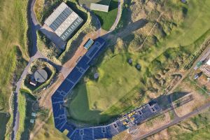 Royal Portrush 18th Green Aerial